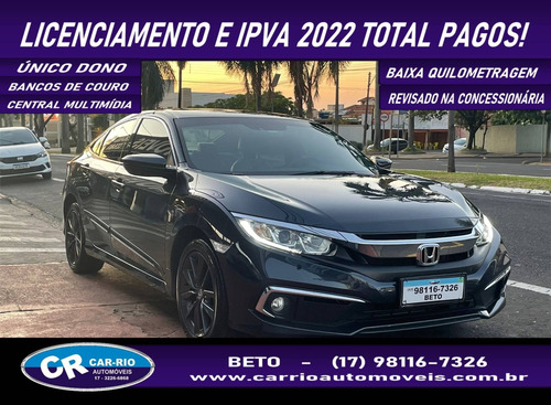 Imagem 3 de 14 de Honda Civic 2.0 16v Flexone Exl 4p Cvt