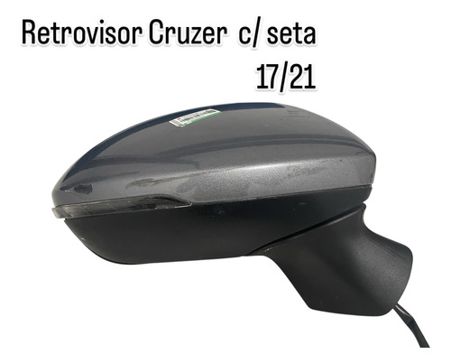 Retrovisor Cruze Direito Com Seta Usado Original 17 18 19 (Usado)