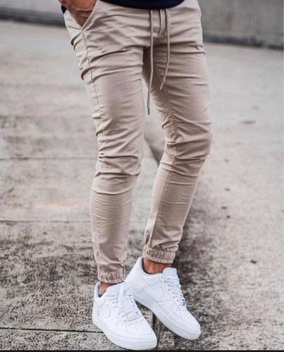 Pack 2 Jogger Gabardina Elastizada Liviana Con Cordón