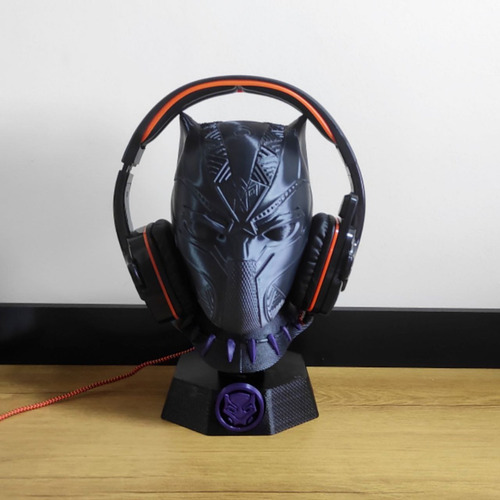 Imagem 1 de 5 de Headphone Stand- Suporte Fone De Ouvido- Pantera