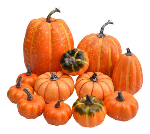 Jjzs 12 Piezas De Calabazas Artificiales De