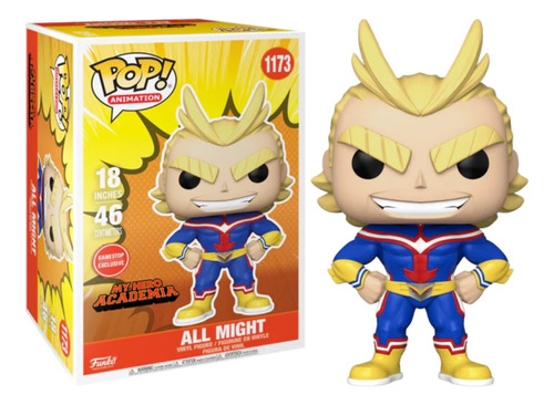 Funko Pop All Might #1173 Altura 18 Inch My Hero Academia