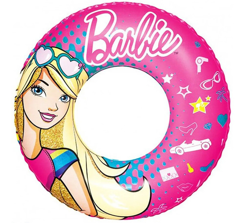 Salvavidas Inflable Para Pileta Barbie 