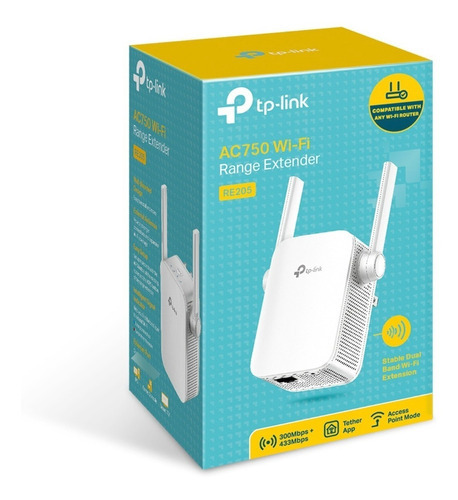 Extensor De Rango Wifi / Ap Banda Dual Ac750, Tp-link Re205