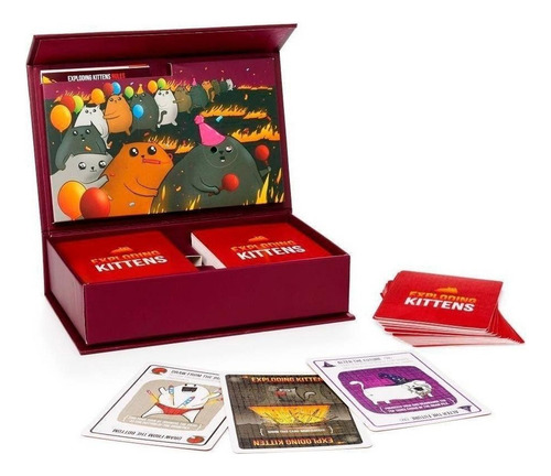 Et Juego De Cartas Exploding Kittens Asmodee Party Pack