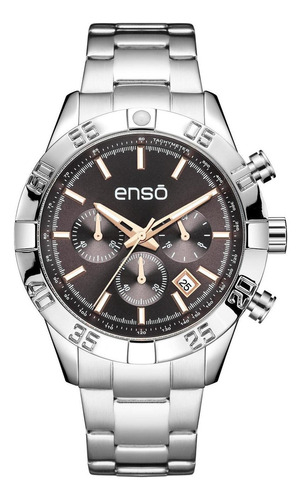 Reloj De Pulsera Enso Para Hombre Plata Ew1040g3