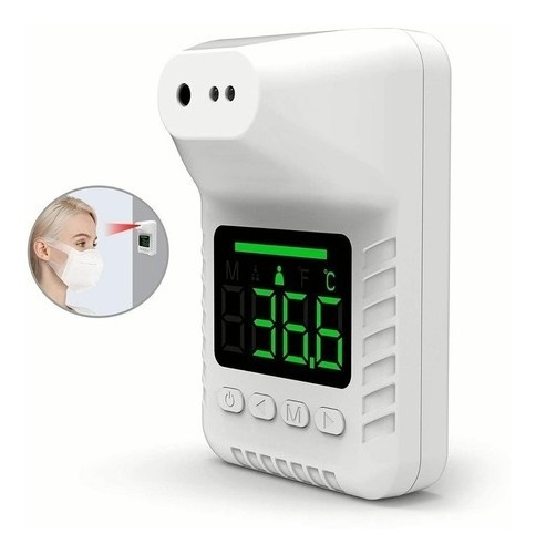 Termometro Infrarrojo Digital De Pared Sin Contacto Alarma
