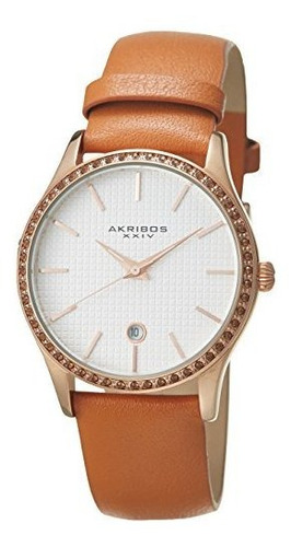 Reloj Casual Akribos Xxiv Para Mujer Ak964 De Cuarzo Acero I