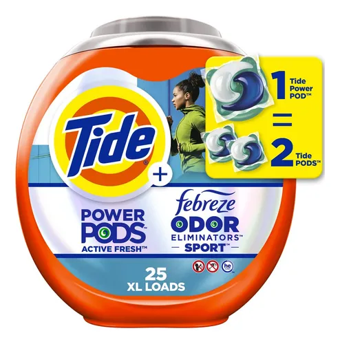 comprar Detergente Para Ropa Pacs Tide Power Pods Con Febreze Sport 