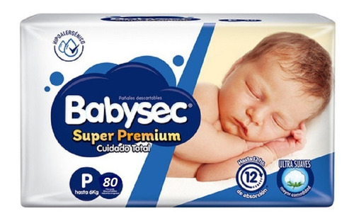 Babysec Cuidado Total P X 80