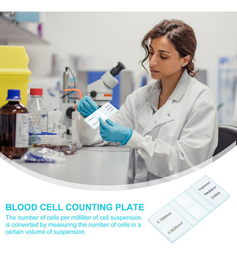 Hemocitómetro De Vidrio Con Cámara De Conteo De Células Labs