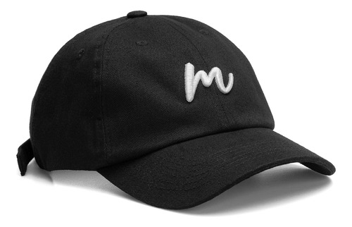 Boné Dad Hat Mvck Moov Preto Qualidade Premium