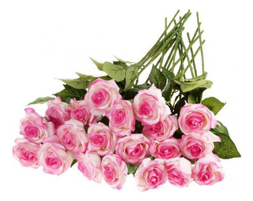 2x Rosas Ramo De Flores De 20 Cabezas De Bodas