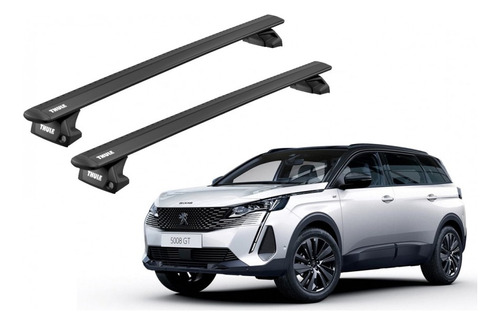 Barras Thule Peugeot 5008 17- Ra / Wingbar Evo Black