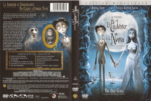 El Cadaver De La Novia Dvd Tim Burton Corpse Bride Impecable