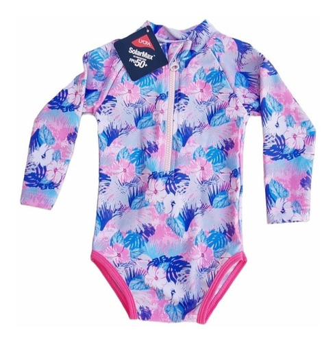 Imagen 1 de 4 de Malla Filtro +uv50 Certif.flores Mgas.larg Para Pileta/playa