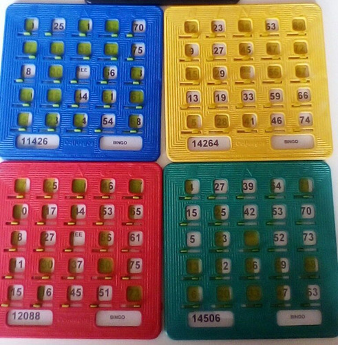 Juego De Bingo Grande Completo + 20 Tablas Plasticas