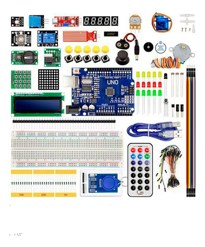 Kit Atmega 328/8us 92 Componentes, Compatible Con Arduino