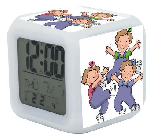 Reloj Despertador Las 3 Mellisas Con Luz Led