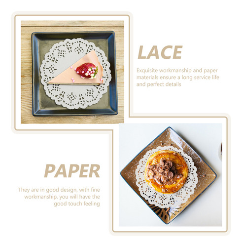 Tapetes De Papel Para Postres, Tartas, Encaje, 420 Unidades