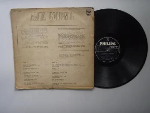 Lucho Bermudez Y Orquesta Gaita Caliente Lp Vinilo Col 1960 (Usado)