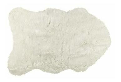Imagen 1 de 6 de Luxe Gordon De Piel De Imitacion Manta 2 X 3 Apagado Blanco