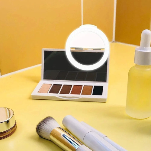 Clipe Anel Luz Pra Selfie Ring Light Flash Celular Universal Cor Branco