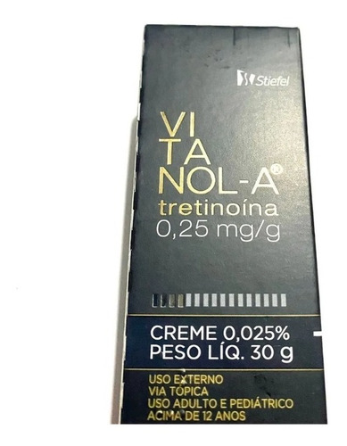 Vitanol A 0,025% 30g (ácido Retinóico) Melasma Acne Manchas Tipo de pele Todas