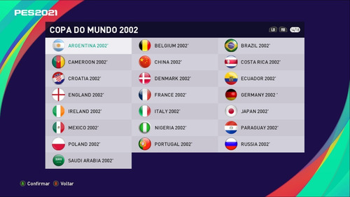 Option File Legends Pes 2021 (lendas + Atualizado)