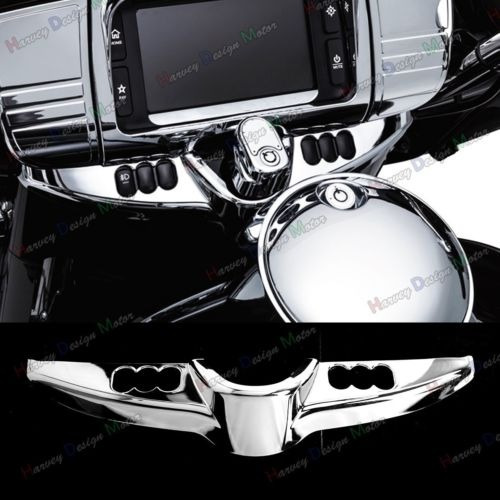 Acento De Panel Interruptor De Cromo Para Harley Touring Str