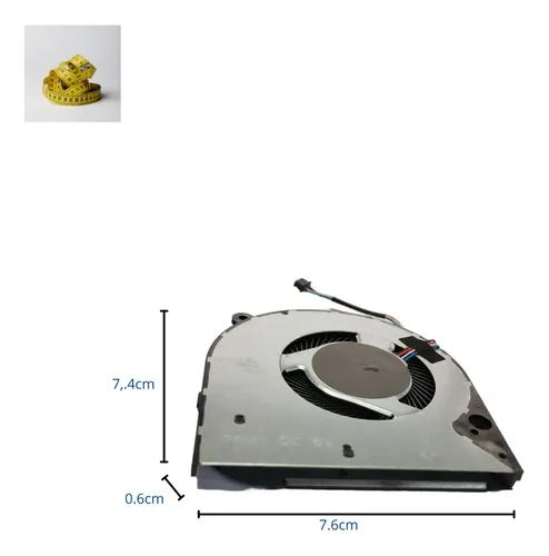 Cooler Fan Compatível Hp 240 G7 246 G7 Tpn-l130 Tpn-l135