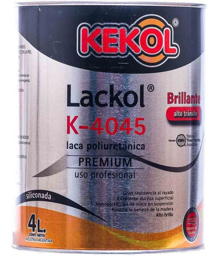 Laca Poliuretanica Pisos Plastificado Kekol K 4045 Sat. 10 L