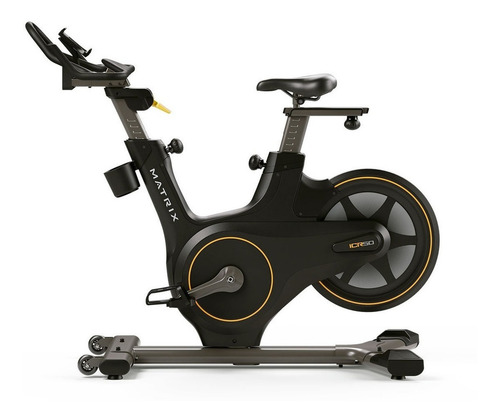 Imagen 2 de 2 de Bicicleta fija Matrix Fitness ICR50 sin consola para spinning plateada