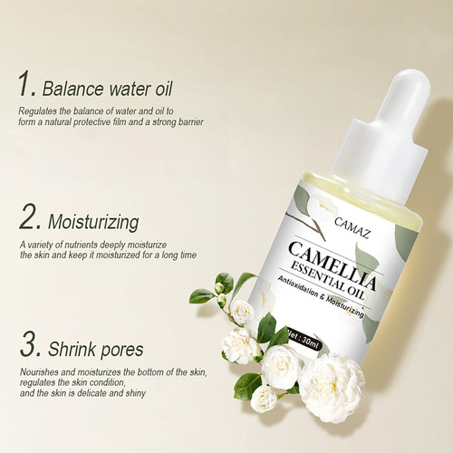 Óleo De Essência De Camélia Hidrata A Pele 30ml, Clareando E