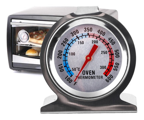 Termometro Para Horno Alta Temperatura Inoxidable Vidrio Emn
