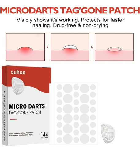 Microdarts Nano Patch,parche Para El Cuidado Facial (1 Caja)