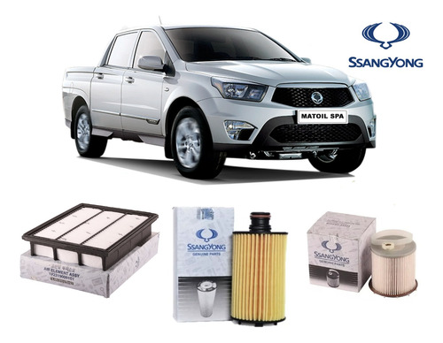 Kitfiltros Originales Ssangyong New Actyon 2.0 2.2 2013-2020