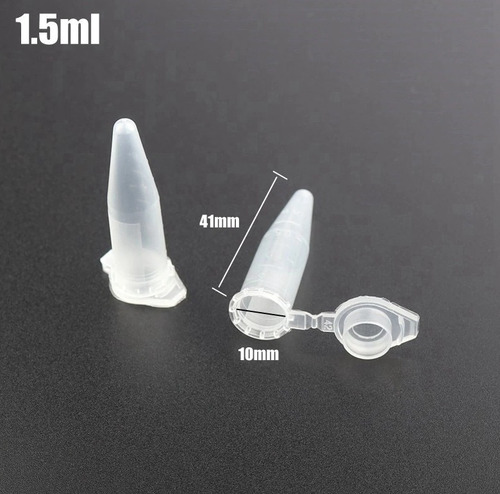 Microtubos Con Tapa Estéril Libré Pirogeno Dnasa Rnasa 1.5ml
