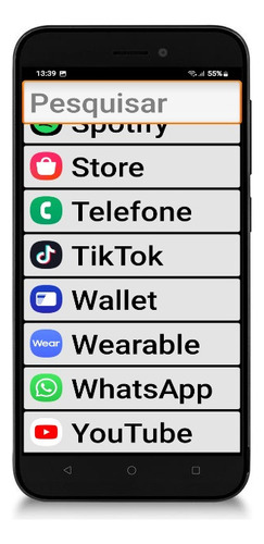 Celular Do Idoso 64gb Apps Pronto P Uso Whats Face Open Box