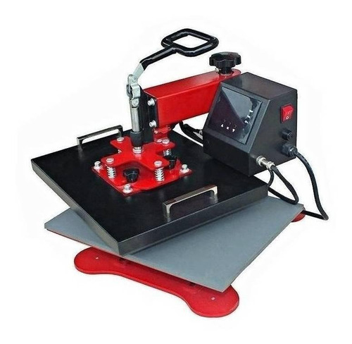 Plancha sublimadora manual Microtec DCH-800 black y red 120V/220V