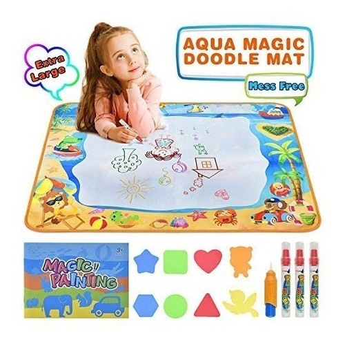 Tapete De Dibujar Con Mágica Agua Doodle Para Niños 101x71cm