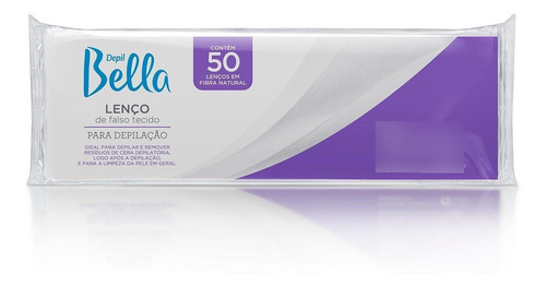 Lenço De Falso Tecido Para Depilação 50fls - Depil Bella