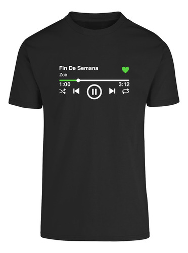 Playera Musical Zoé | Fin De Semana