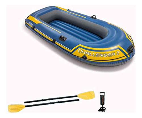 Kayak Inflable 2 Personas Con Remos Y Bomb