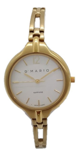 Reloj Dmario Fg1605 Mujer Cristal De Zafiro 100% Original 