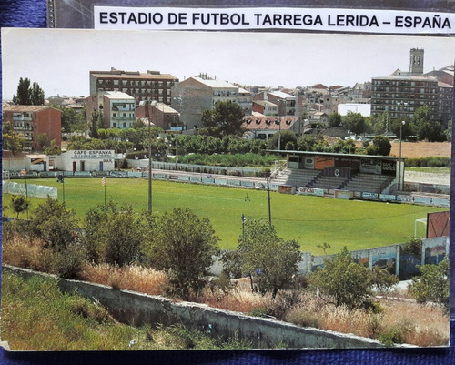 Postal Estadio De Fútbol Tarrega Lerida España