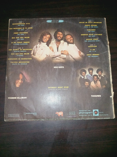 Fiebre De Sábado Por La Noche!!!!doble En Disco Vinilo (Usado)