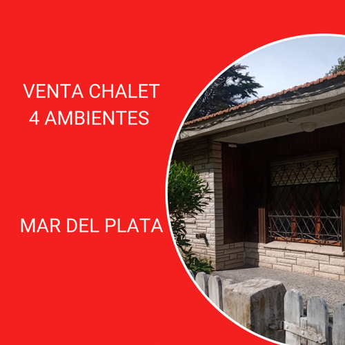 Venta Chalet 4 Ambientes En Mar Del Plata