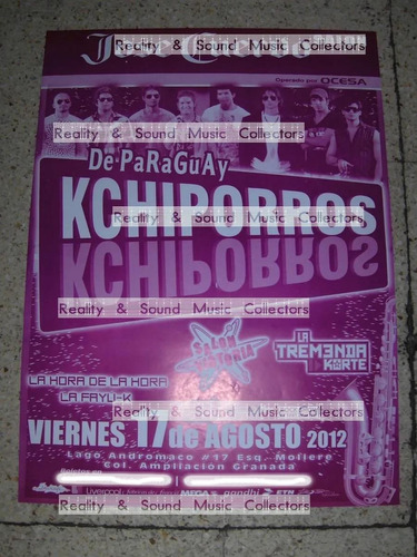 Kchiporros Poster Jose Cuervo 2012 De Coleccion
