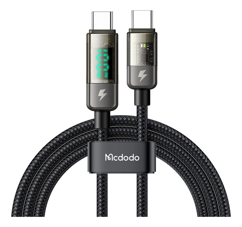 Cable Mcdodo Huawei Nylon Usb-c 100w Carga Ultra Rapida 5a